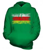 South Ossetia Distressed Flag Unisex Adult Hoodie