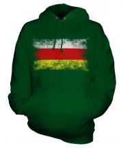South Ossetia Distressed Flag Unisex Adult Hoodie