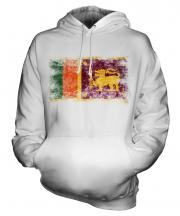 Sri Lanka Distressed Flag Unisex Adult Hoodie