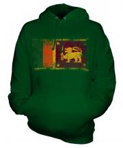 Sri Lanka Distressed Flag Unisex Adult Hoodie