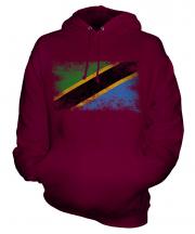 Tanzania Distressed Flag Unisex Adult Hoodie
