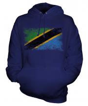 Tanzania Distressed Flag Unisex Adult Hoodie