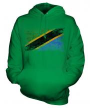 Tanzania Distressed Flag Unisex Adult Hoodie