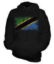 Tanzania Distressed Flag Unisex Adult Hoodie