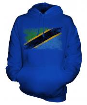 Tanzania Distressed Flag Unisex Adult Hoodie