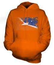Tierra Del Fuego Province Distressed Flag Unisex Adult Hoodie