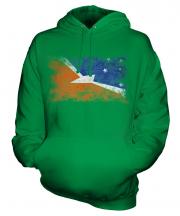 Tierra Del Fuego Province Distressed Flag Unisex Adult Hoodie