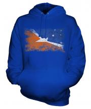 Tierra Del Fuego Province Distressed Flag Unisex Adult Hoodie