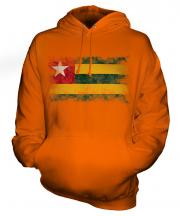 Togo Distressed Flag Unisex Adult Hoodie