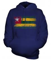 Togo Distressed Flag Unisex Adult Hoodie