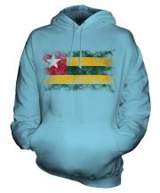 Togo Distressed Flag Unisex Adult Hoodie