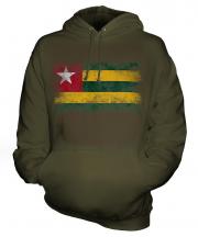 Togo Distressed Flag Unisex Adult Hoodie
