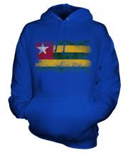 Togo Distressed Flag Unisex Adult Hoodie