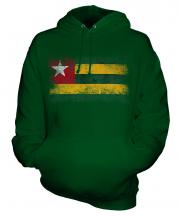Togo Distressed Flag Unisex Adult Hoodie