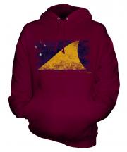 Tokelau Distressed Flag Unisex Adult Hoodie