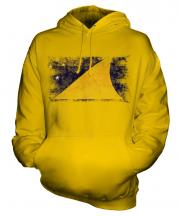 Tokelau Distressed Flag Unisex Adult Hoodie