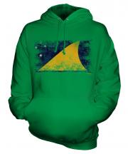 Tokelau Distressed Flag Unisex Adult Hoodie