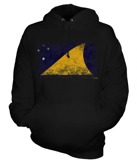 Tokelau Distressed Flag Unisex Adult Hoodie