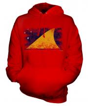 Tokelau Distressed Flag Unisex Adult Hoodie