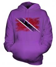 Trinidad And Tobago Distressed Flag Unisex Adult Hoodie