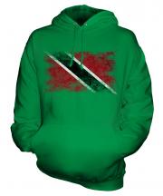 Trinidad And Tobago Distressed Flag Unisex Adult Hoodie