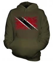 Trinidad And Tobago Distressed Flag Unisex Adult Hoodie