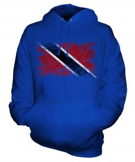 Trinidad And Tobago Distressed Flag Unisex Adult Hoodie