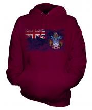 Tristan Da Cunha Distressed Flag Unisex Adult Hoodie