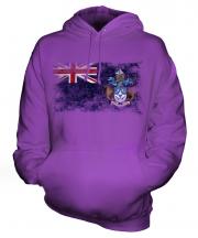 Tristan Da Cunha Distressed Flag Unisex Adult Hoodie