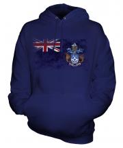 Tristan Da Cunha Distressed Flag Unisex Adult Hoodie