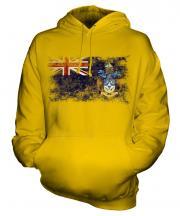 Tristan Da Cunha Distressed Flag Unisex Adult Hoodie