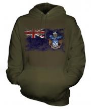 Tristan Da Cunha Distressed Flag Unisex Adult Hoodie