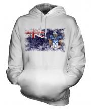 Tristan Da Cunha Distressed Flag Unisex Adult Hoodie