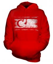 Turkish Republic Of Northern Cyprus Distressed Flag Unisex Adult Hoodie