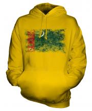 Turkmenistan Distressed Flag Unisex Adult Hoodie