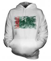 Turkmenistan Distressed Flag Unisex Adult Hoodie