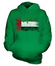 United Arab Emirates Distressed Flag Unisex Adult Hoodie