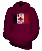 Udmurtia Distressed Flag Unisex Adult Hoodie
