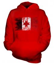 Udmurtia Distressed Flag Unisex Adult Hoodie