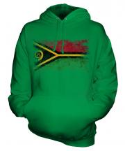 Vanuatu Distressed Flag Unisex Adult Hoodie