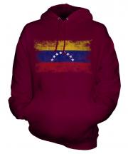Venezuela Distressed Flag Unisex Adult Hoodie