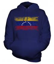 Venezuela Distressed Flag Unisex Adult Hoodie
