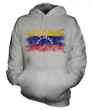 Venezuela Distressed Flag Unisex Adult Hoodie