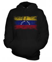Venezuela Distressed Flag Unisex Adult Hoodie