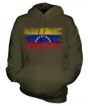 Venezuela Distressed Flag Unisex Adult Hoodie