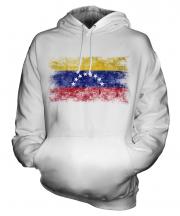 Venezuela Distressed Flag Unisex Adult Hoodie