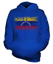 Venezuela Distressed Flag Unisex Adult Hoodie