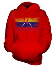 Venezuela Distressed Flag Unisex Adult Hoodie