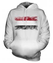 Yemen Distressed Flag Unisex Adult Hoodie
