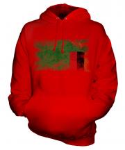 Zambia Distressed Flag Unisex Adult Hoodie